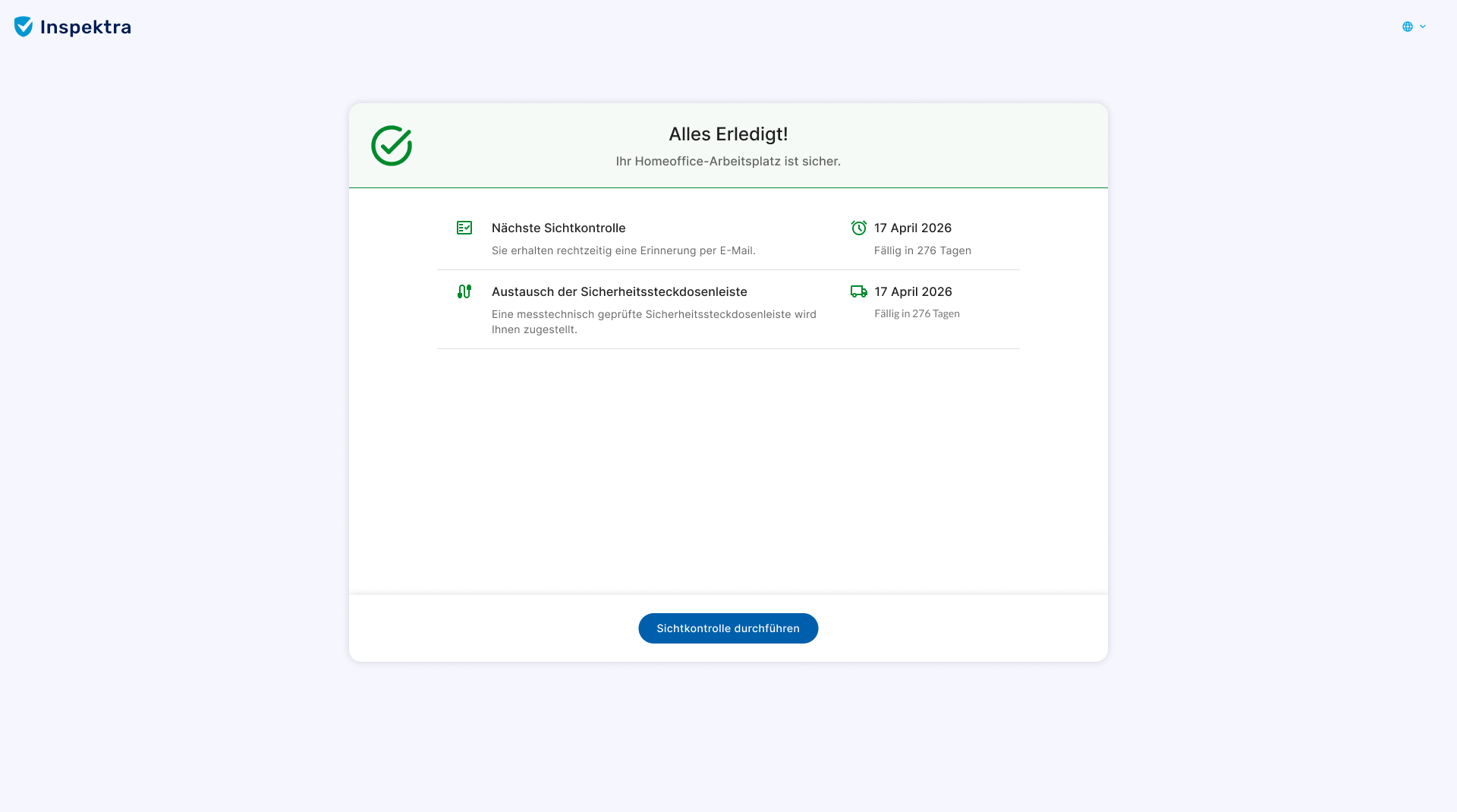 Inspektra Home Office Checks